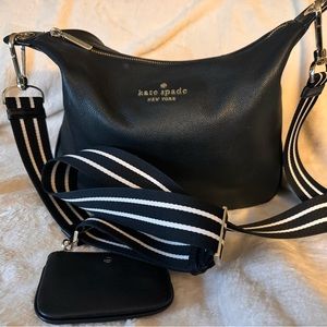 Kate Spade shoulder bag crossbody with guitar strap